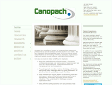 Tablet Screenshot of canopach.com
